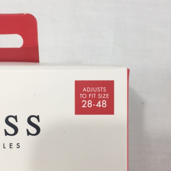 NWT Guess Black & Silver Leather Custom Fit Belt - Picture 6 of 6